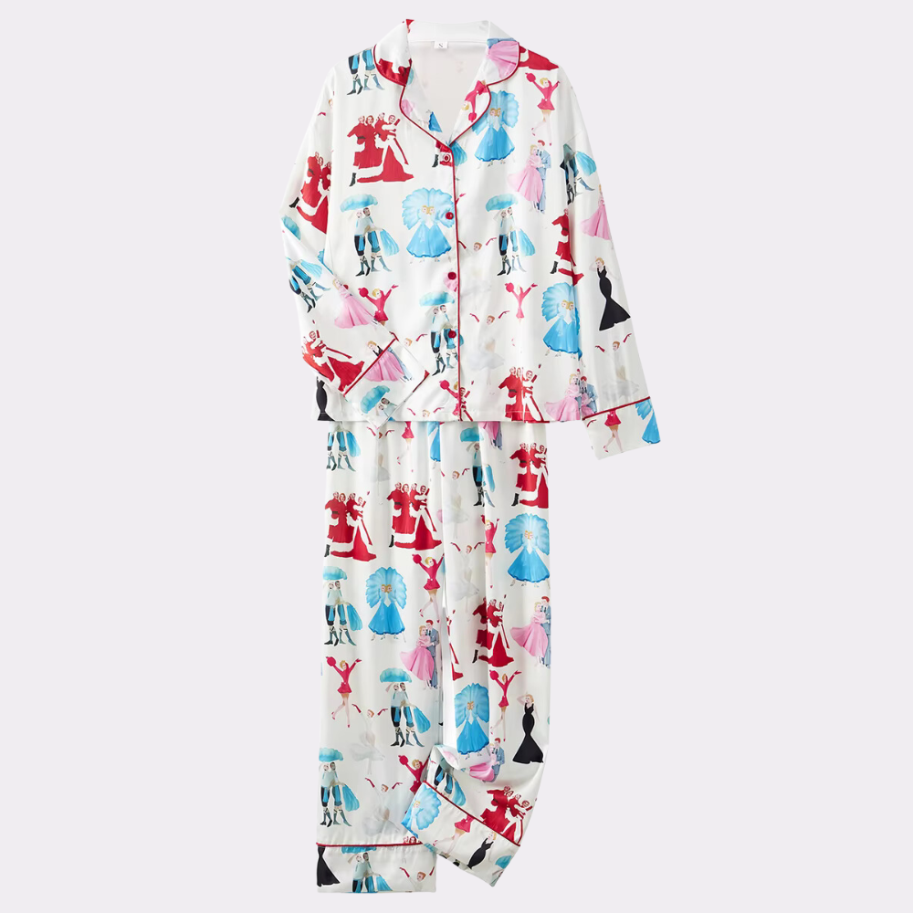 Fairytale Print Long Sleeve PJ Set