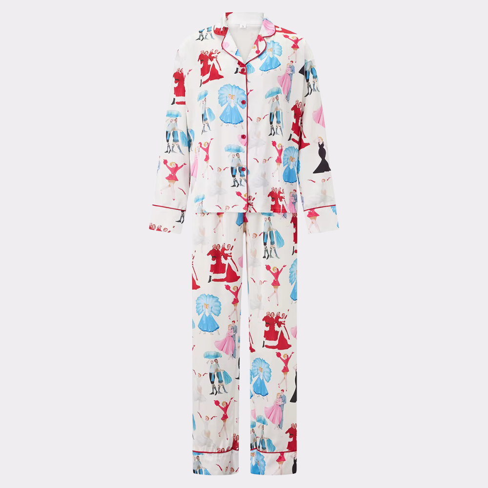 Fairytale Print Long Sleeve PJ Set