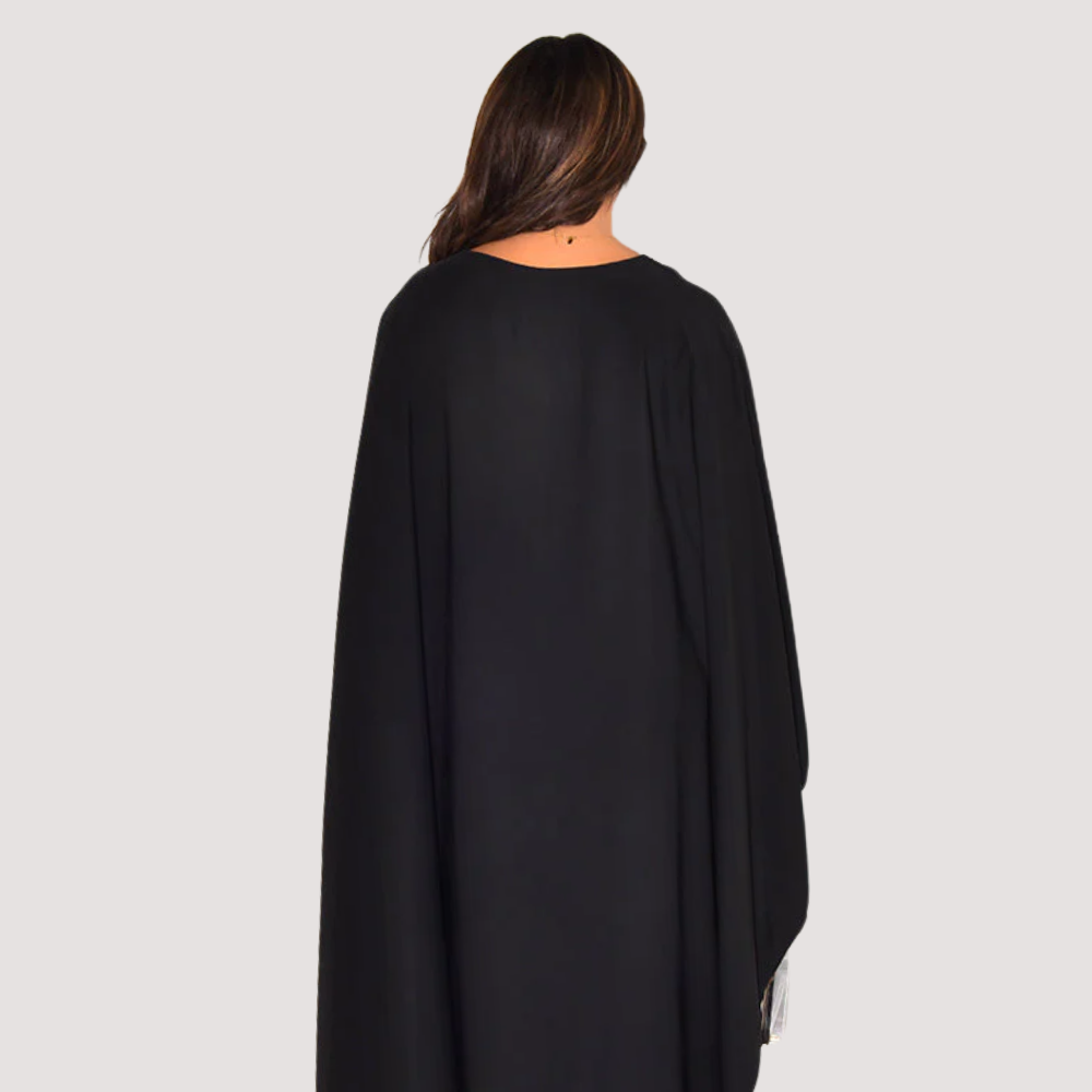 Flowing Cape Dress