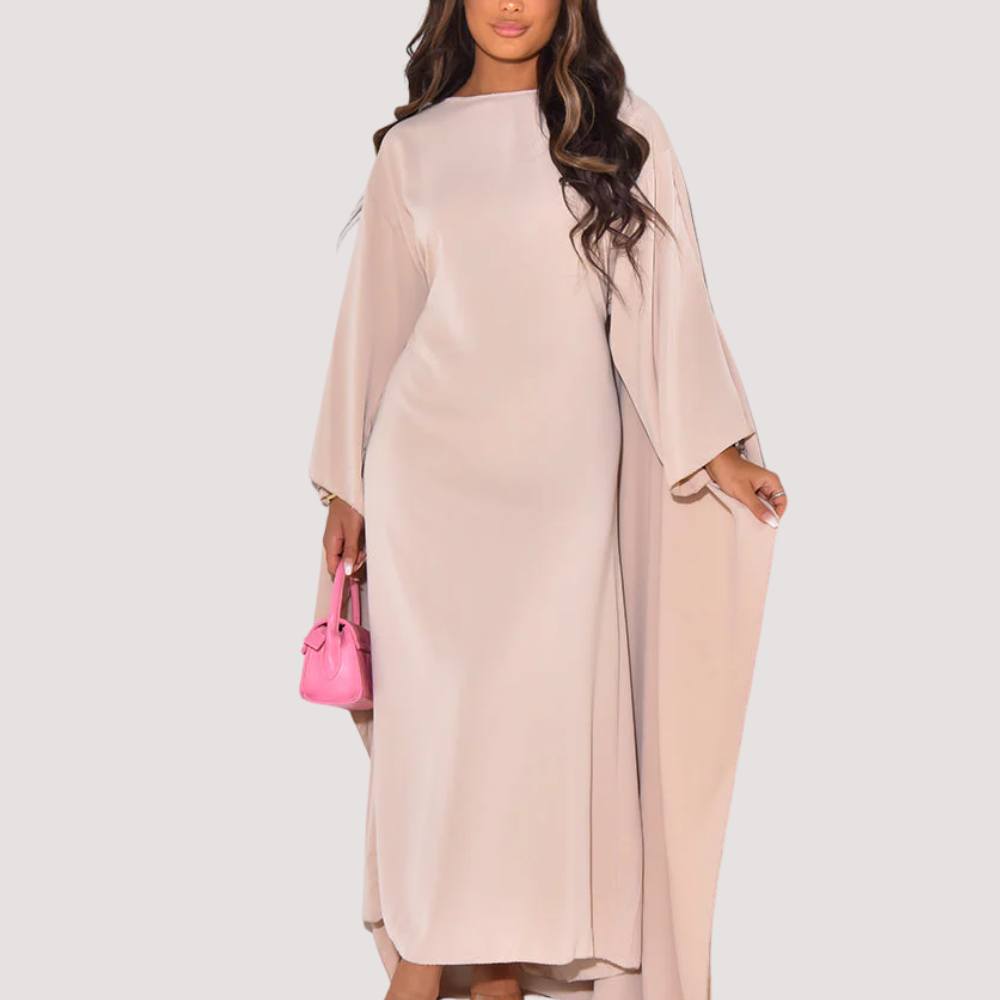 Flowing Cape Dress