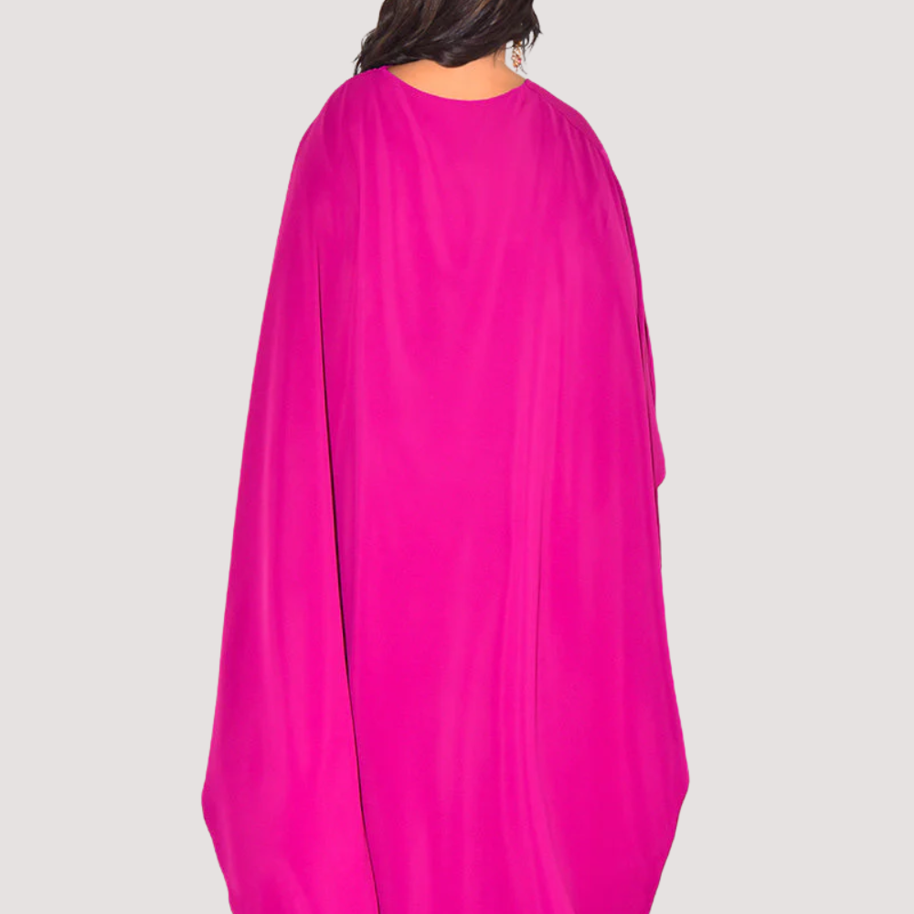 Flowing Cape Dress