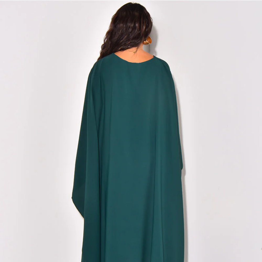 Flowing Cape Dress