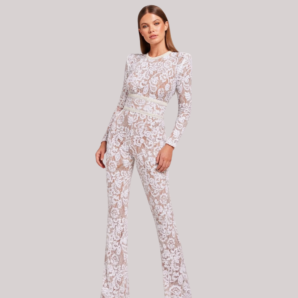 Glamorous Sequin Lace Jumpsuit