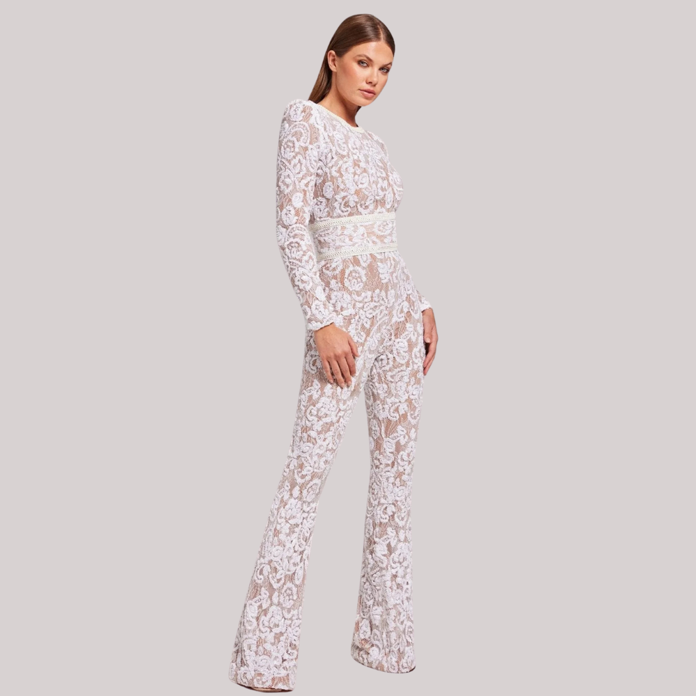 Glamorous Sequin Lace Jumpsuit