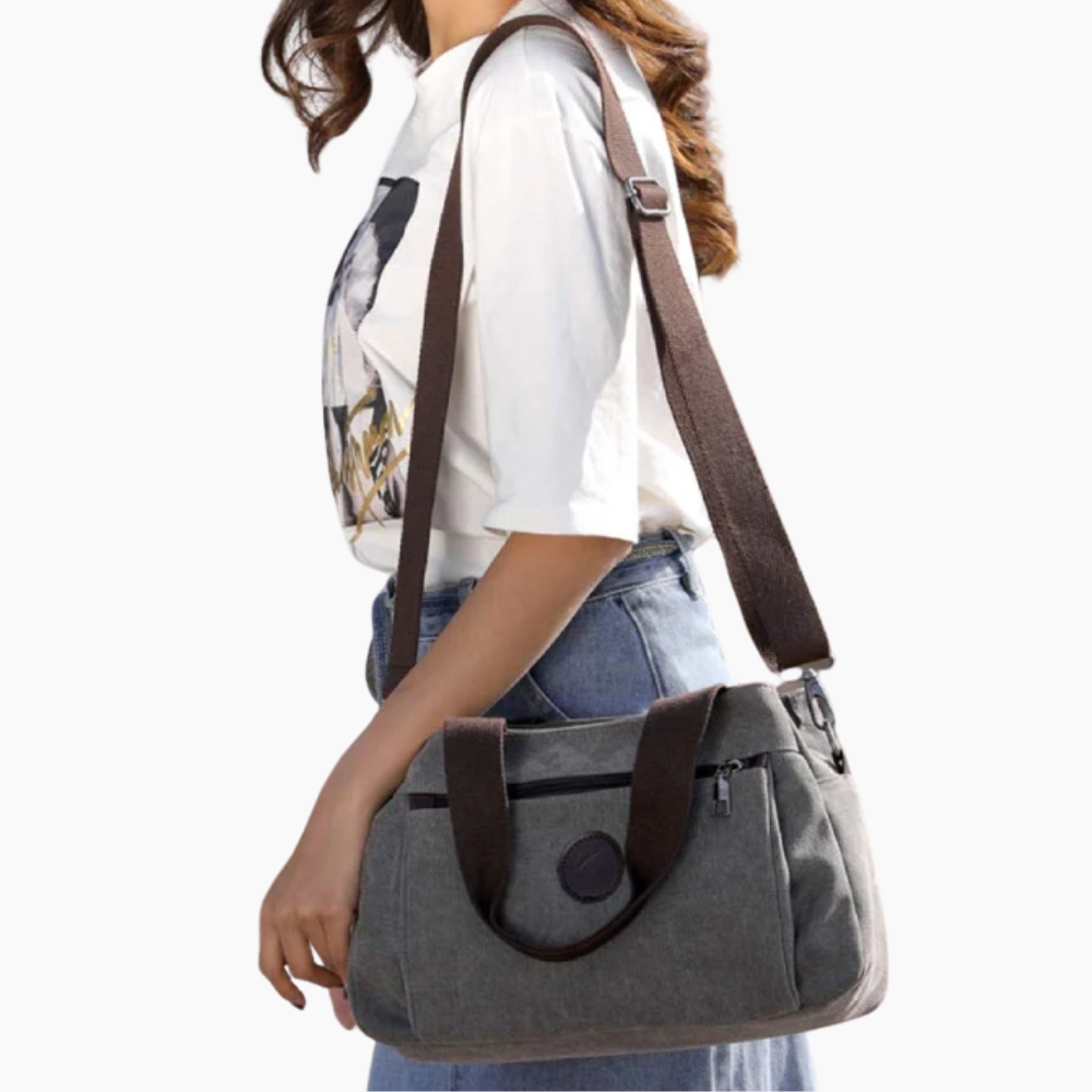 High Capacity Multi-Pocket Crossbody Handbag