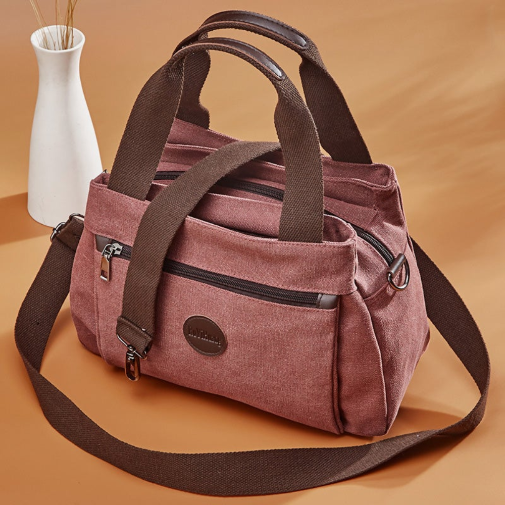 High Capacity Multi-Pocket Crossbody Handbag