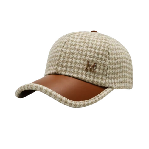 Houndstooth Cap