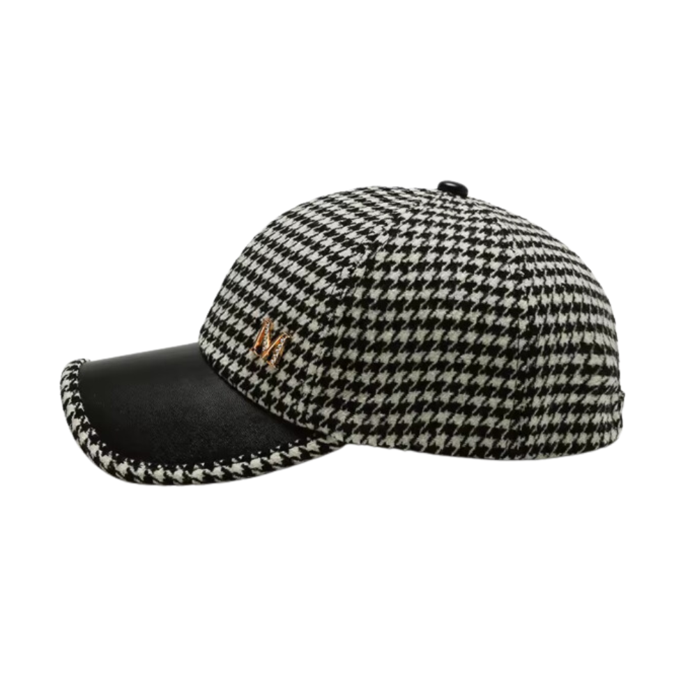 Houndstooth Cap