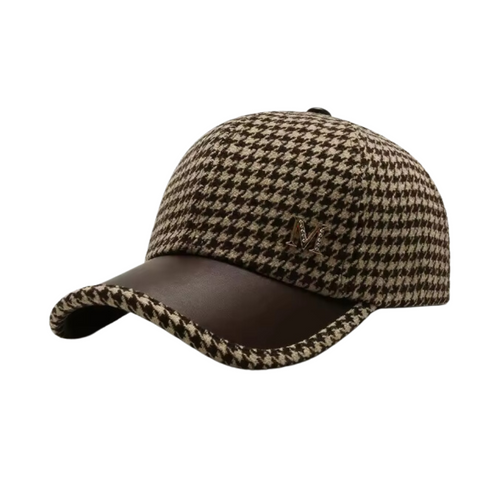 Houndstooth Cap