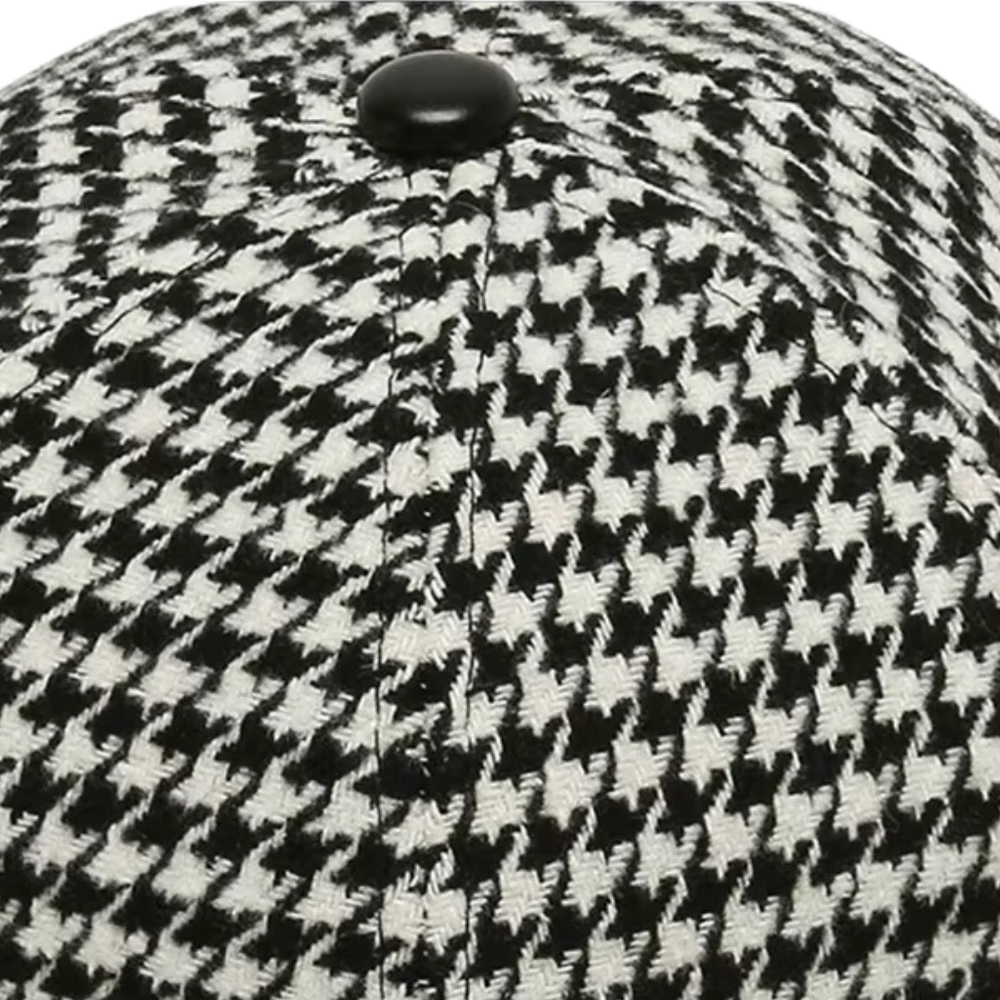 Houndstooth Cap