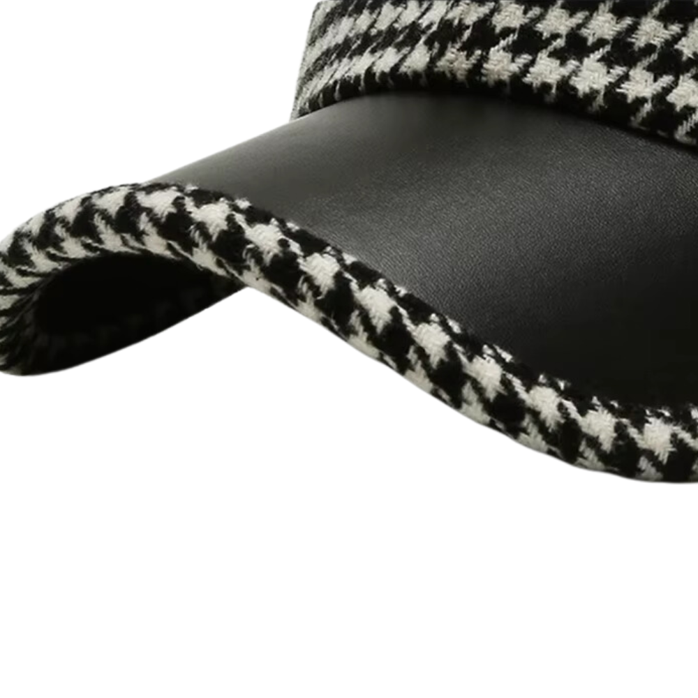 Houndstooth Cap