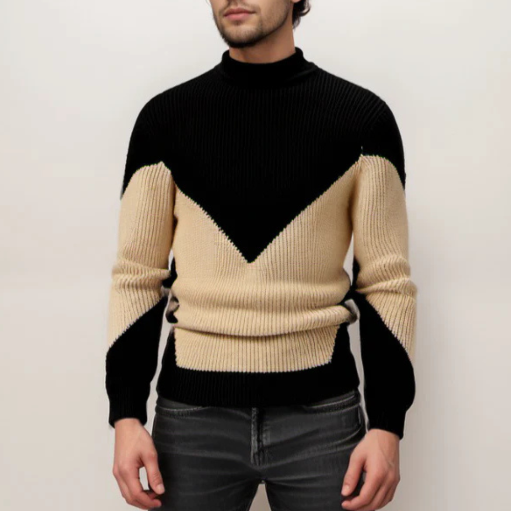 Men's Knitted Sweater Soft Cotton Blend