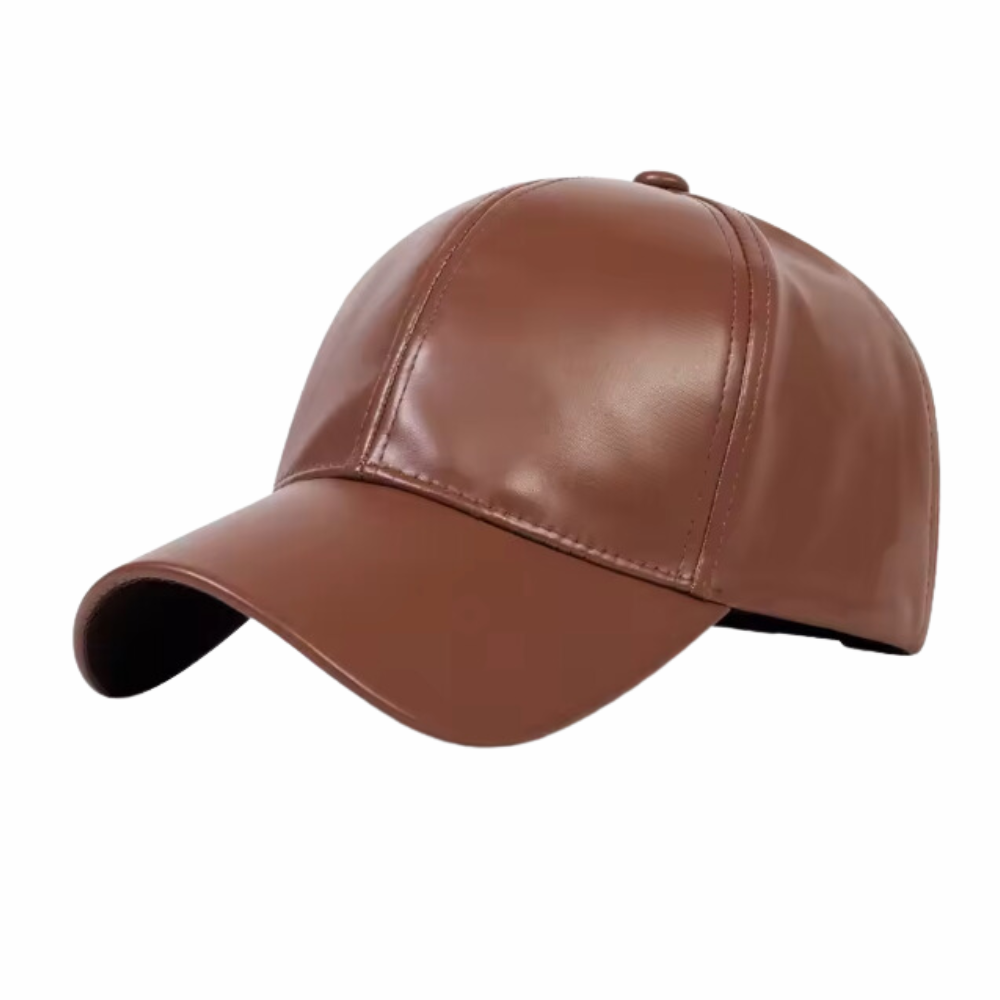 Leather Baseball Cap