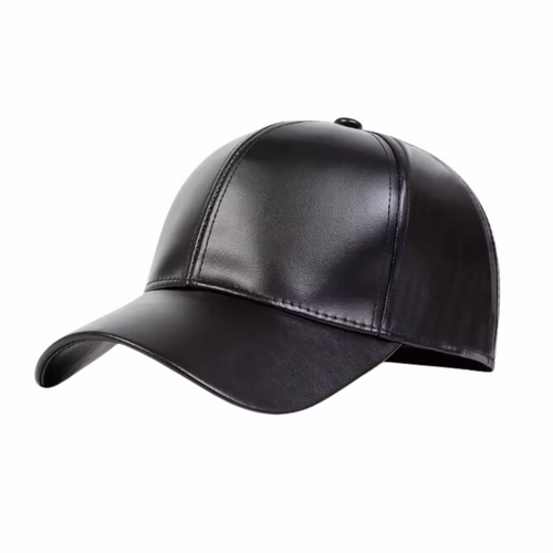 Leather Baseball Cap