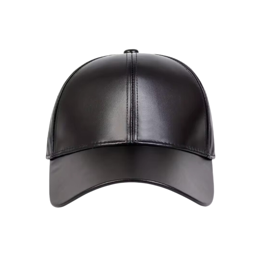 Leather Baseball Cap