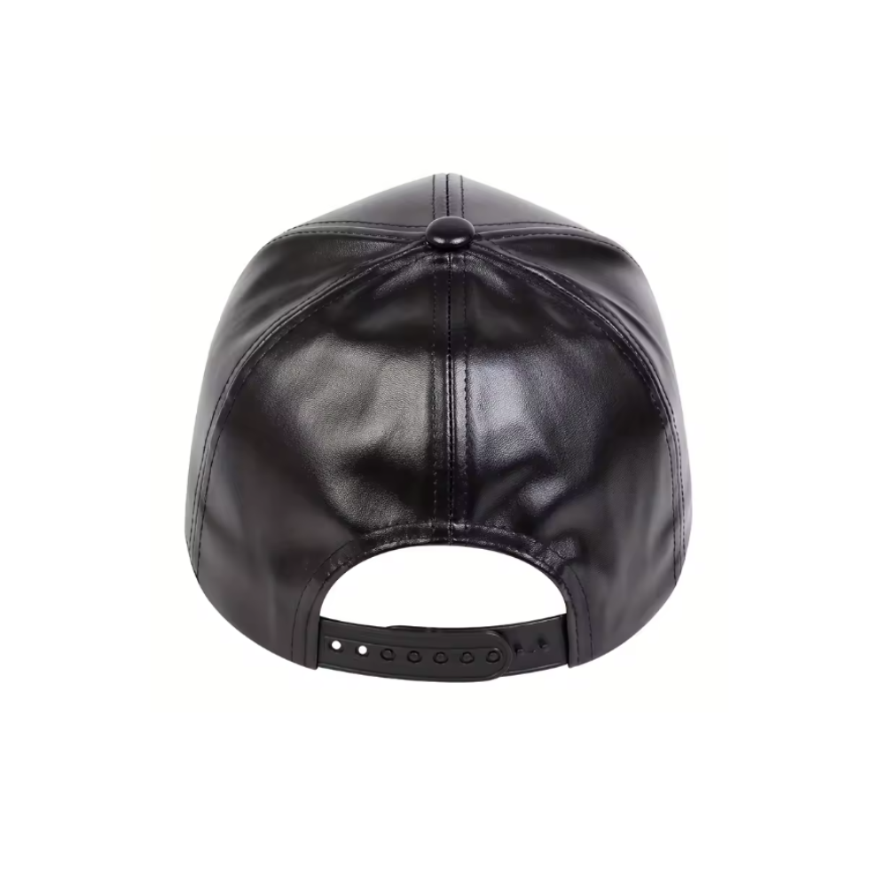 Leather Baseball Cap