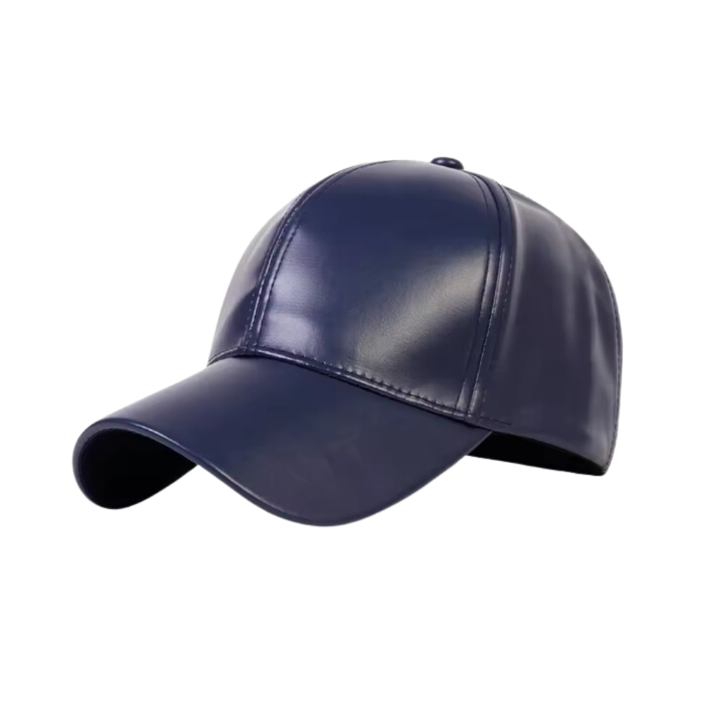 Leather Baseball Cap