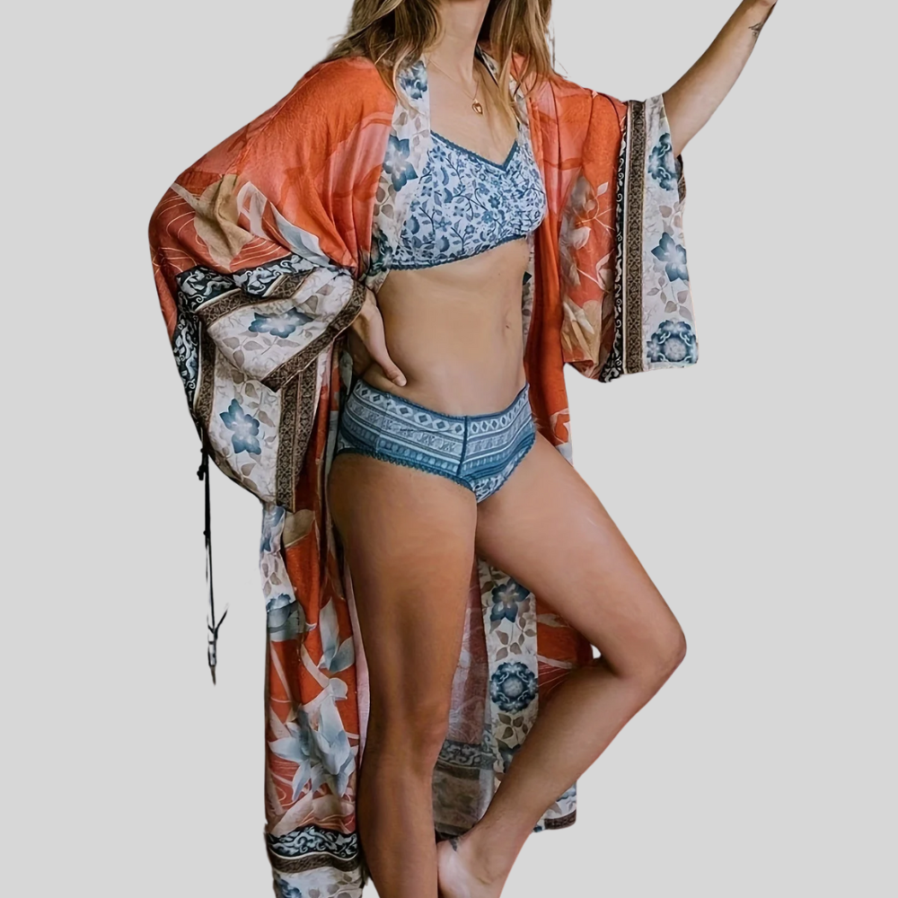 Lightweight Floral Kimono