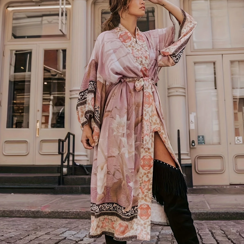 Lightweight Floral Kimono