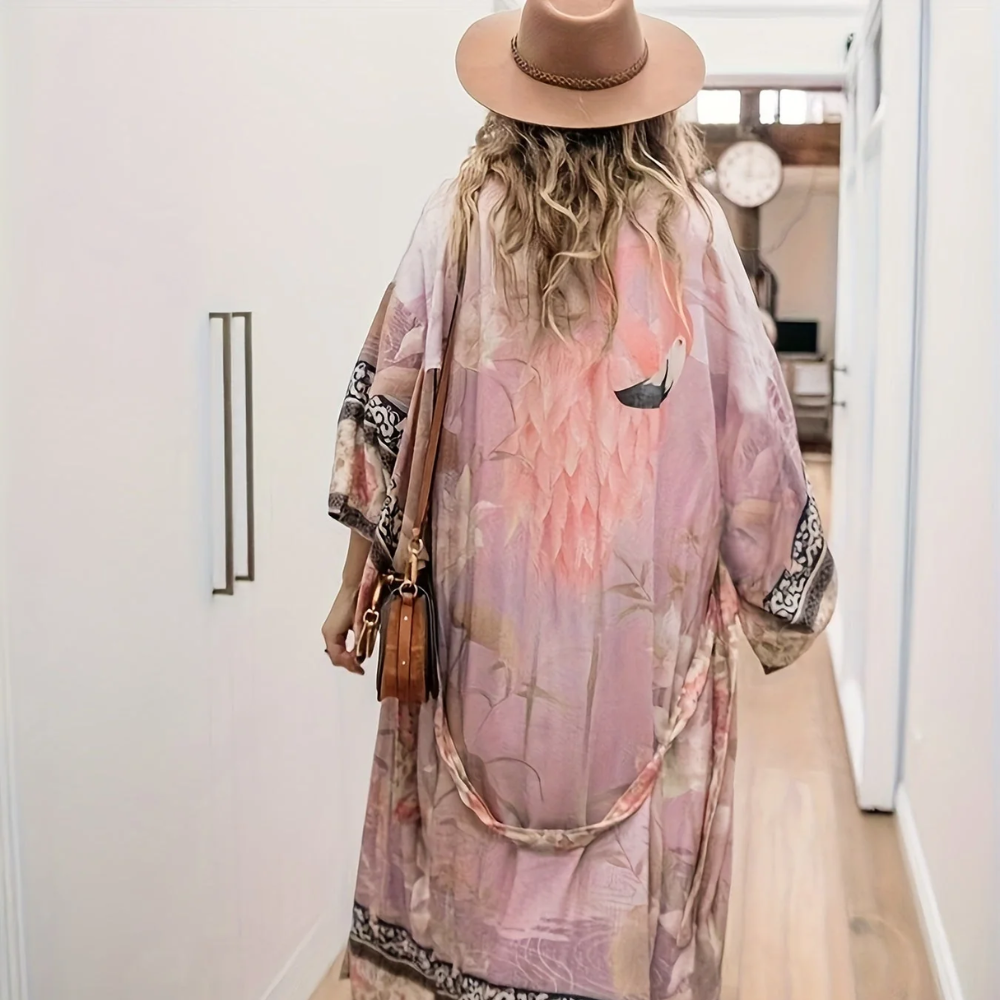 Lightweight Floral Kimono