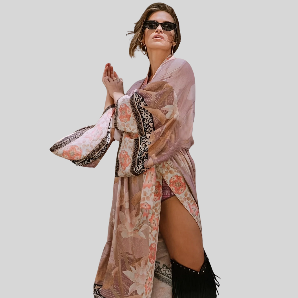 Lightweight Floral Kimono