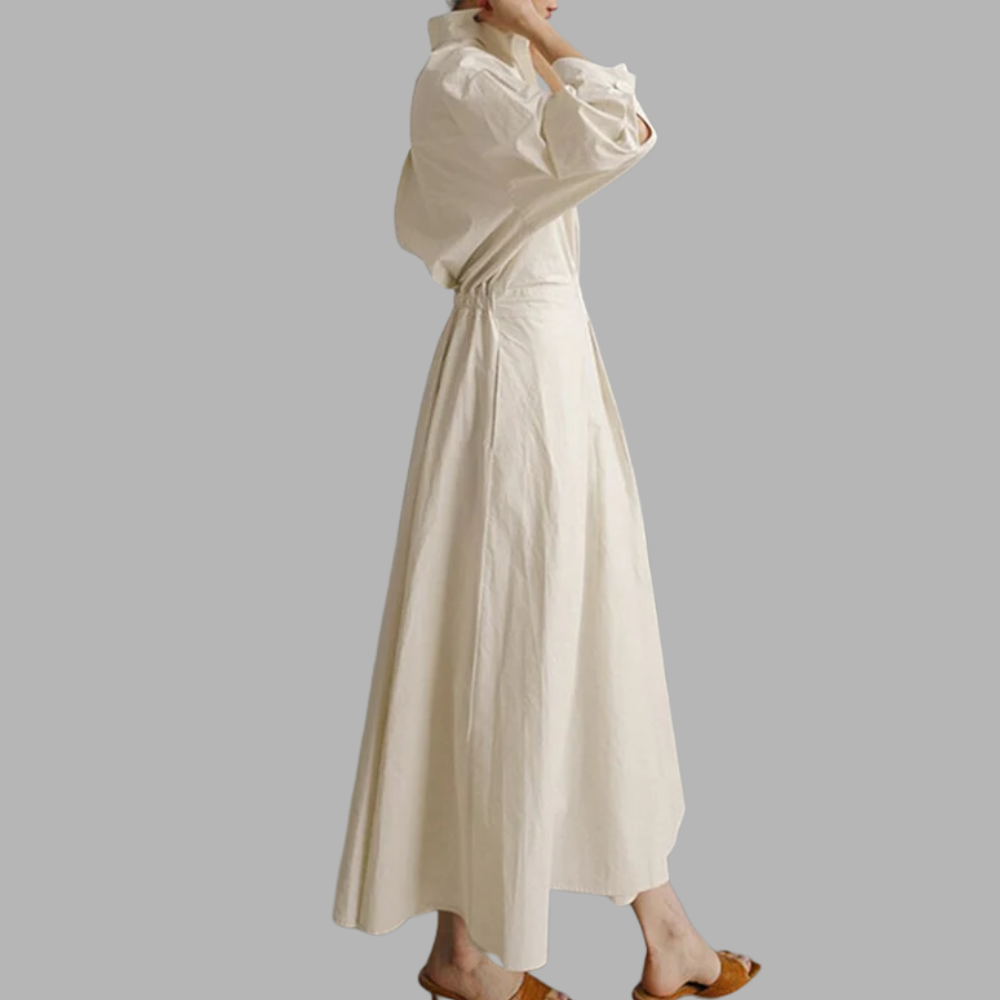 Long Sleeve Cotton Dress