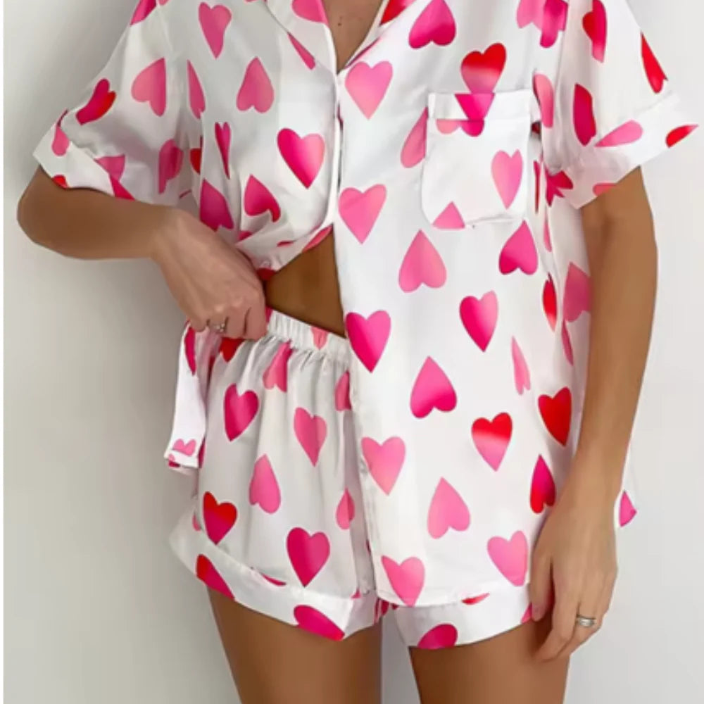 Love Short Sleeve PJ Set