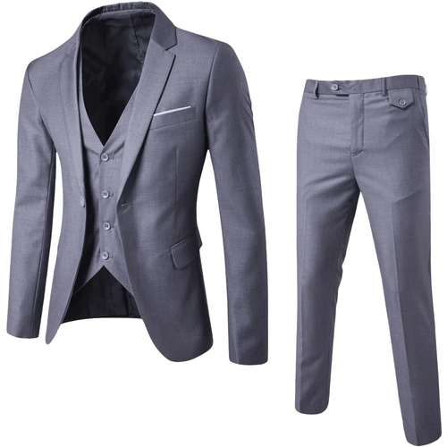 Luxurious 3-Piece Men's Suit