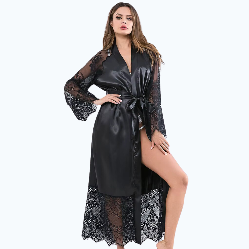 Maxi Lace Night Robe