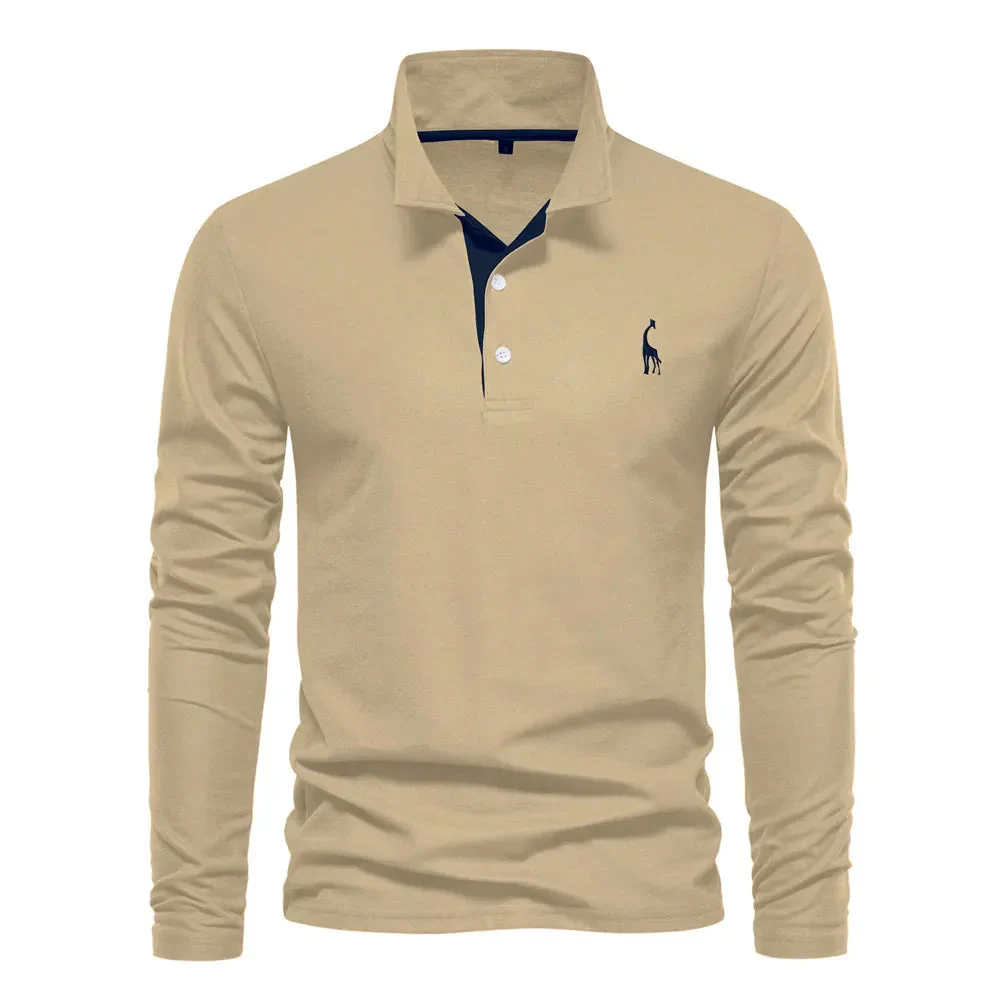 Men's Long Sleeve Polo Shirt