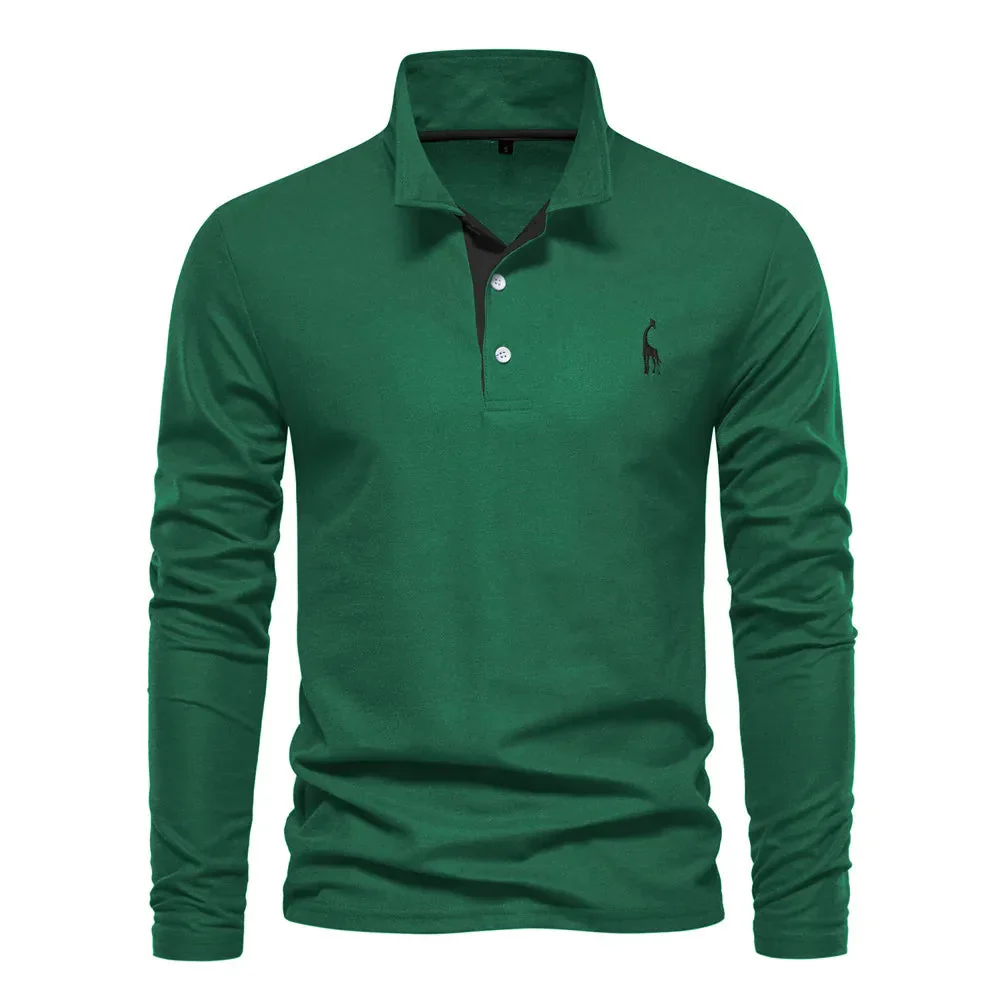 Men's Long Sleeve Polo Shirt