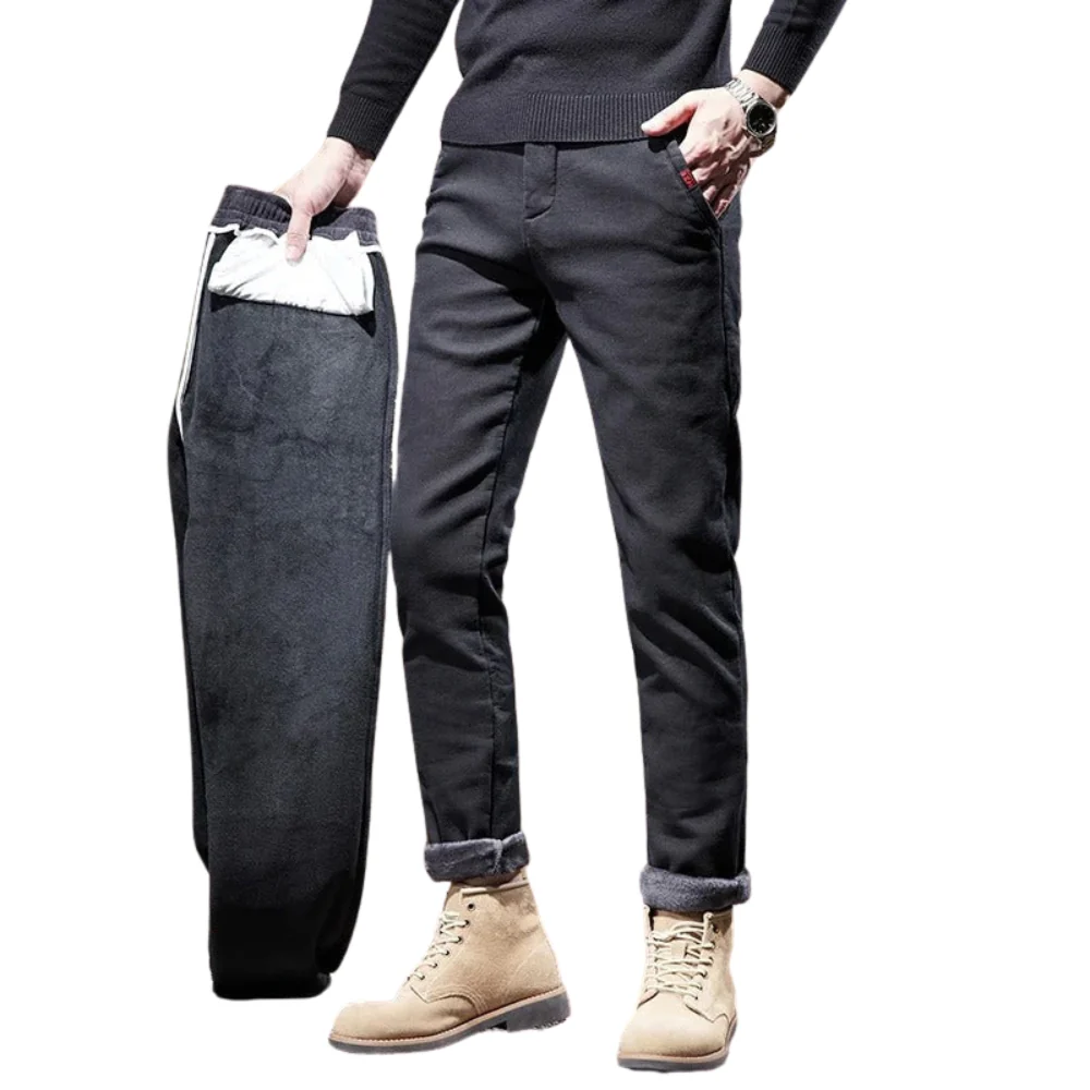 Men's Casual Fleece-Lined Pants