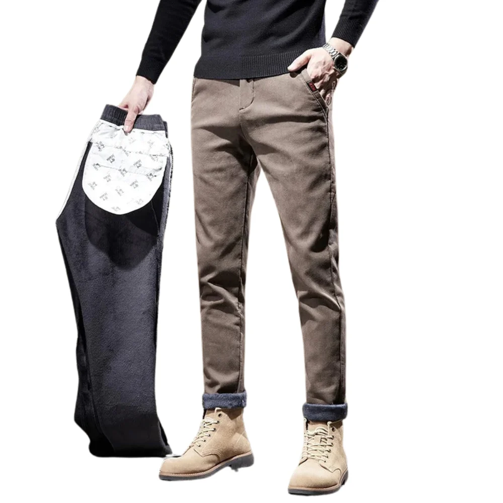 Men's Casual Fleece-Lined Pants