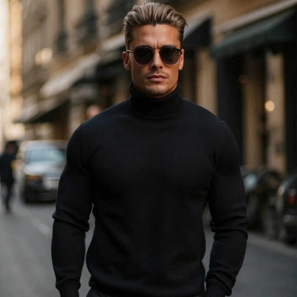 Men's Classic Turtleneck Sweater