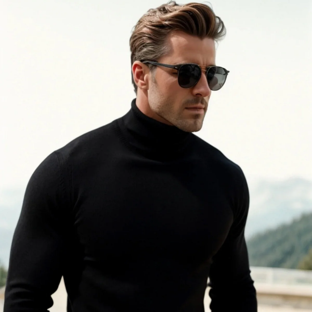 Men's Classic Turtleneck Sweater