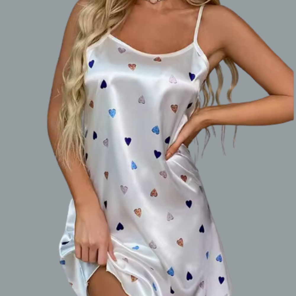 Mini Slip Hearts Night Dress