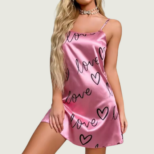 Mini Slip Hearts Night Dress