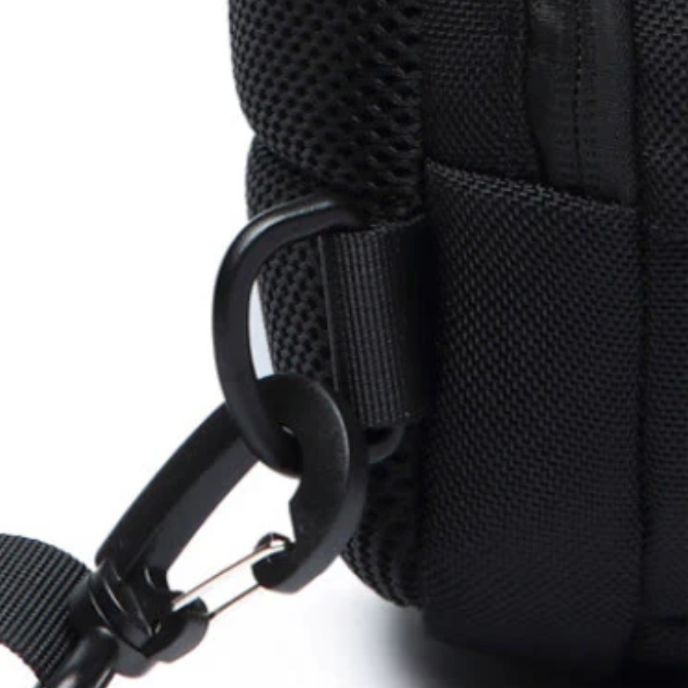 Multi-Pocket Fashion Sling Bag Chest Bag with Passport Lock USB Charging Port