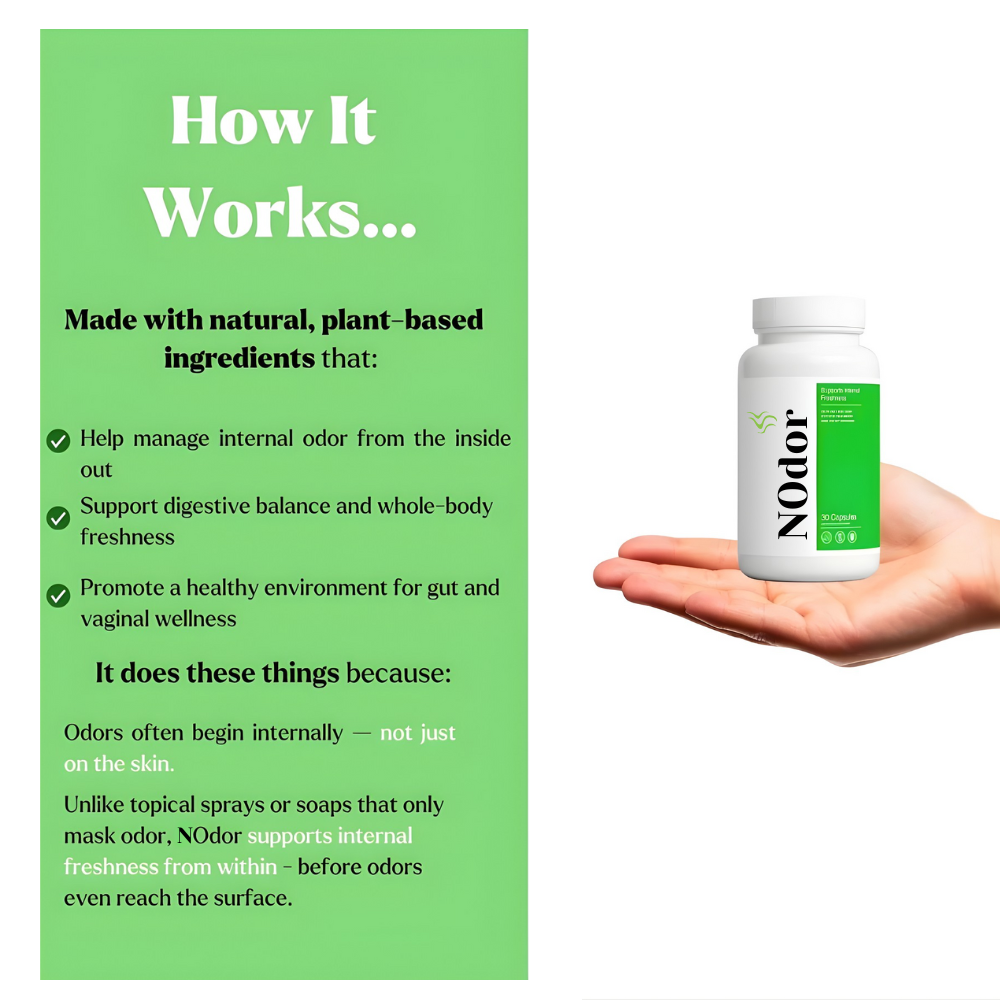 NOdor - Internal Deodorant Capsules