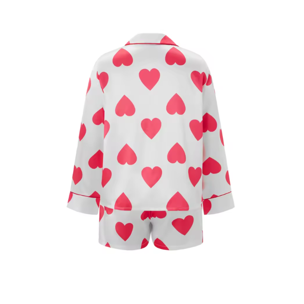 Pink Hearts PJ Set