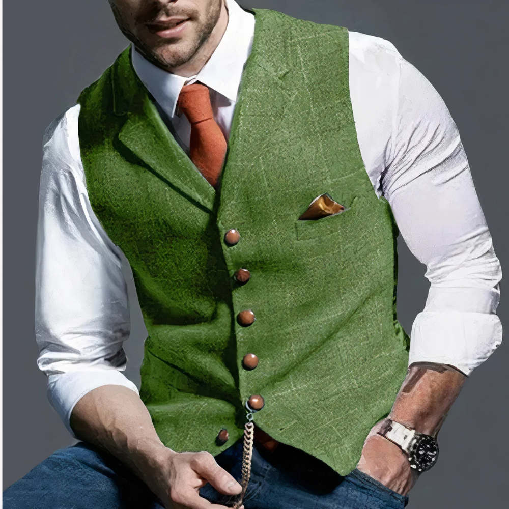 Plaid Vest for Men