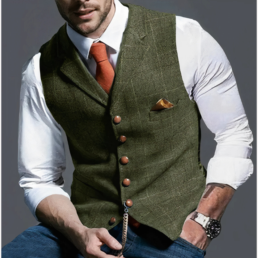 Plaid Vest for Men