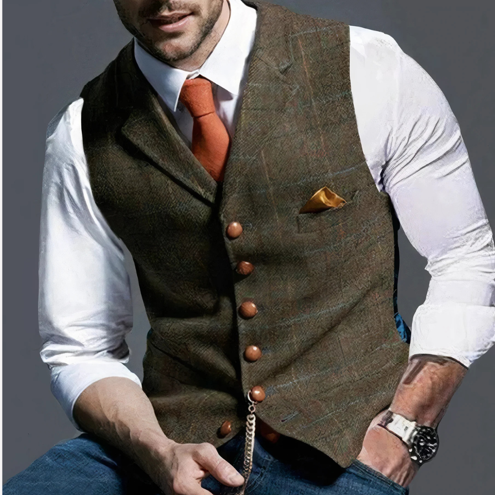 Plaid Vest for Men