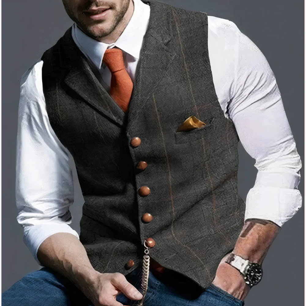 Plaid Vest for Men