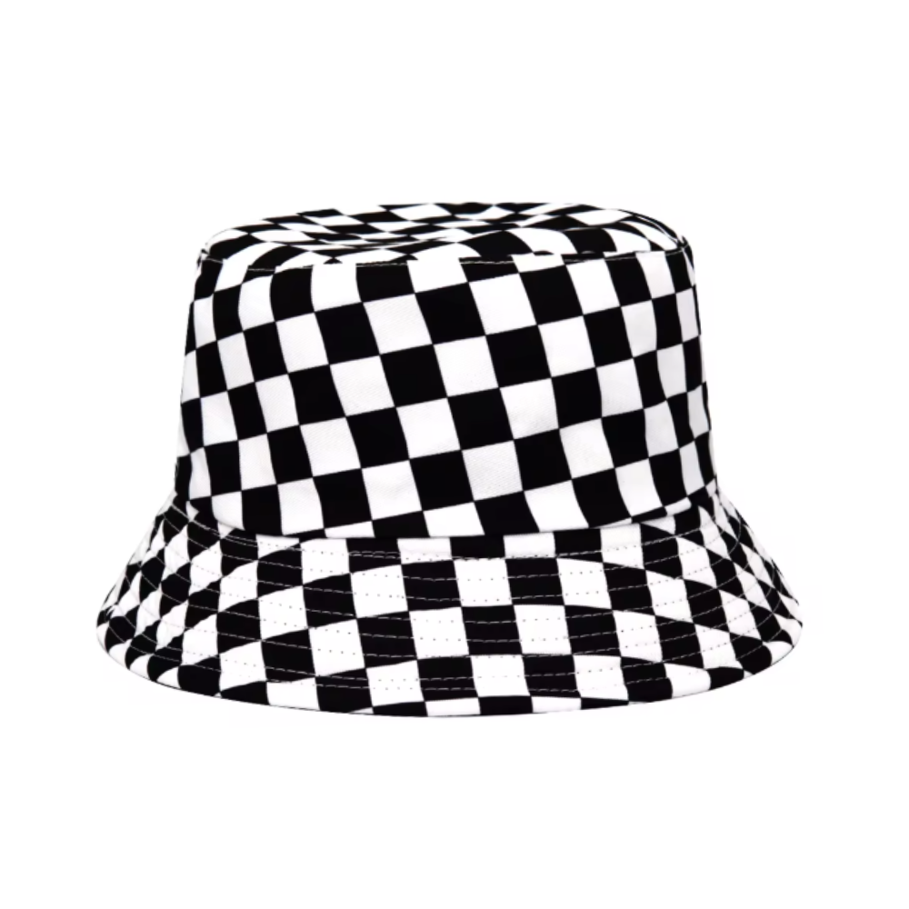 Checkered Bucket Hat