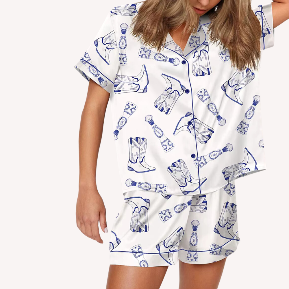 Printed PJ Set