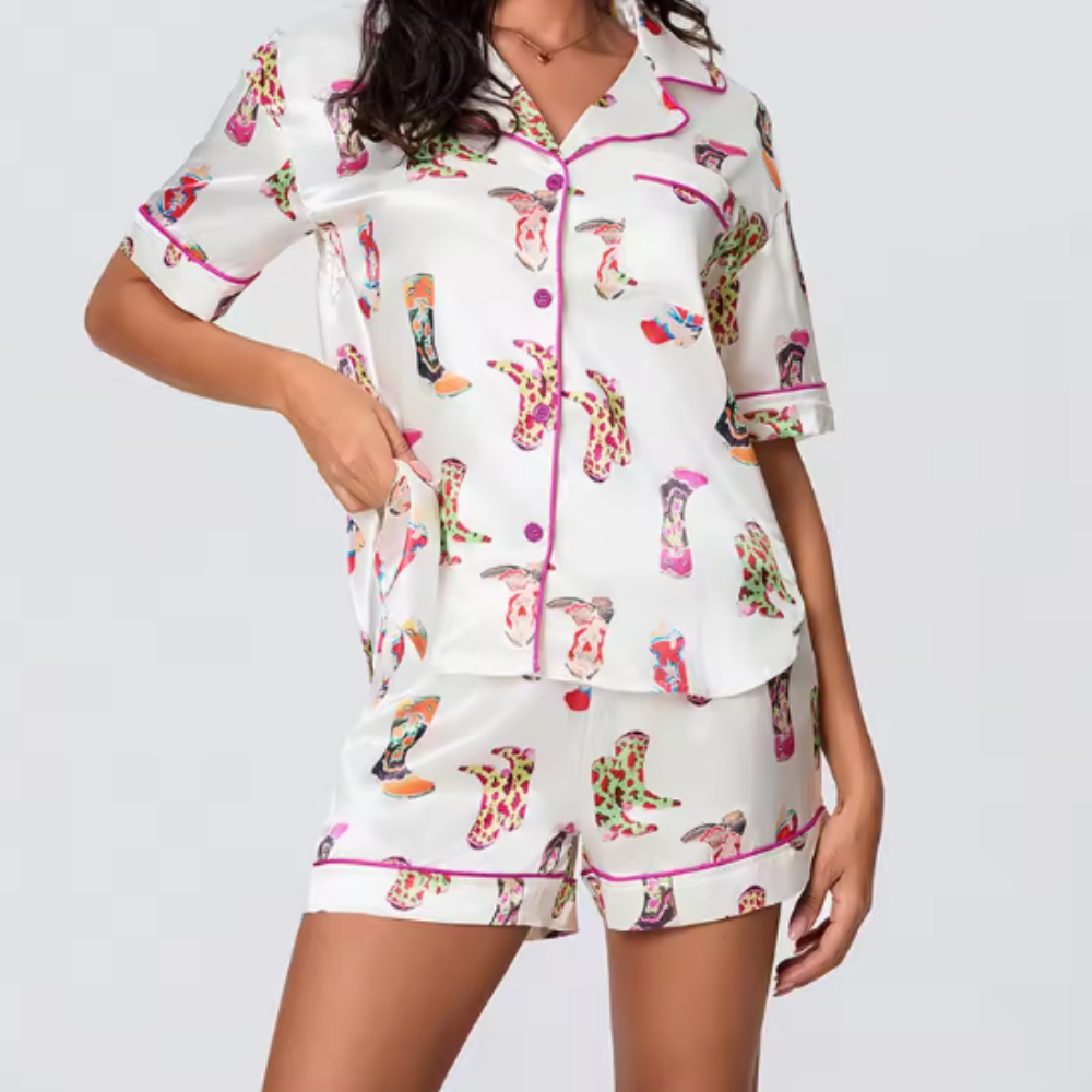 Printed PJ Set