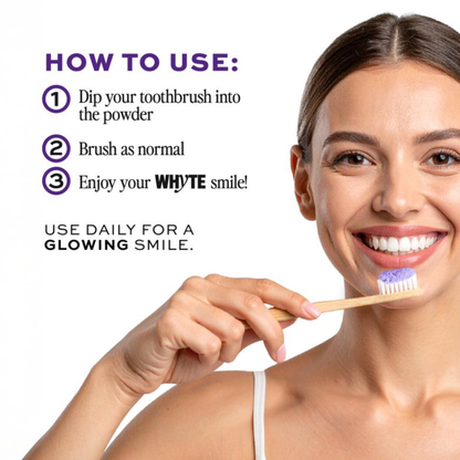 Purple Teeth Whitening Powder