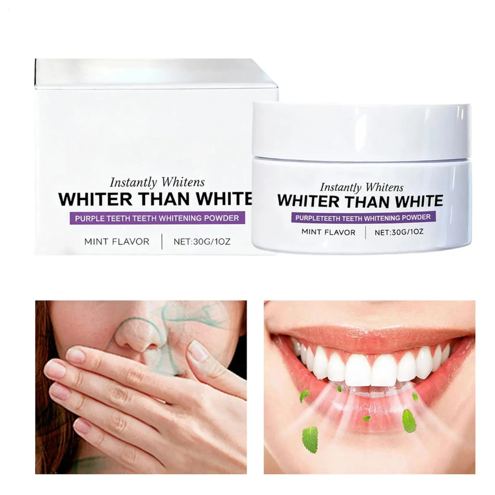 Purple Teeth Whitening Powder
