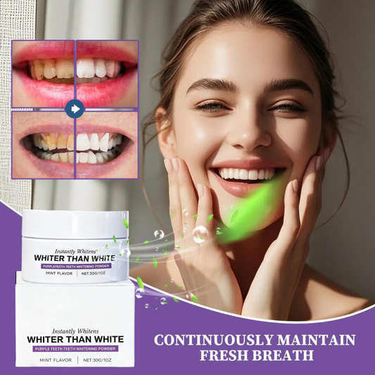 Purple Teeth Whitening Powder